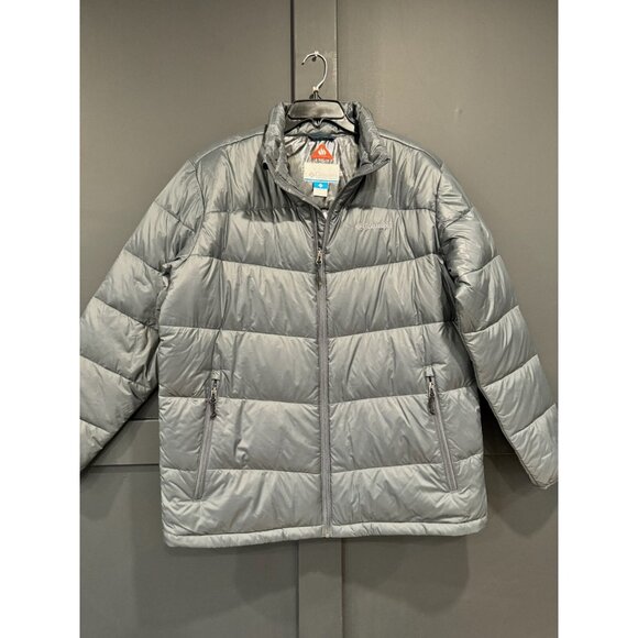 Columbia Men's Omni Heat Insulated Puffer Jacket City Gray Large NWOT - Picture 1 of 4